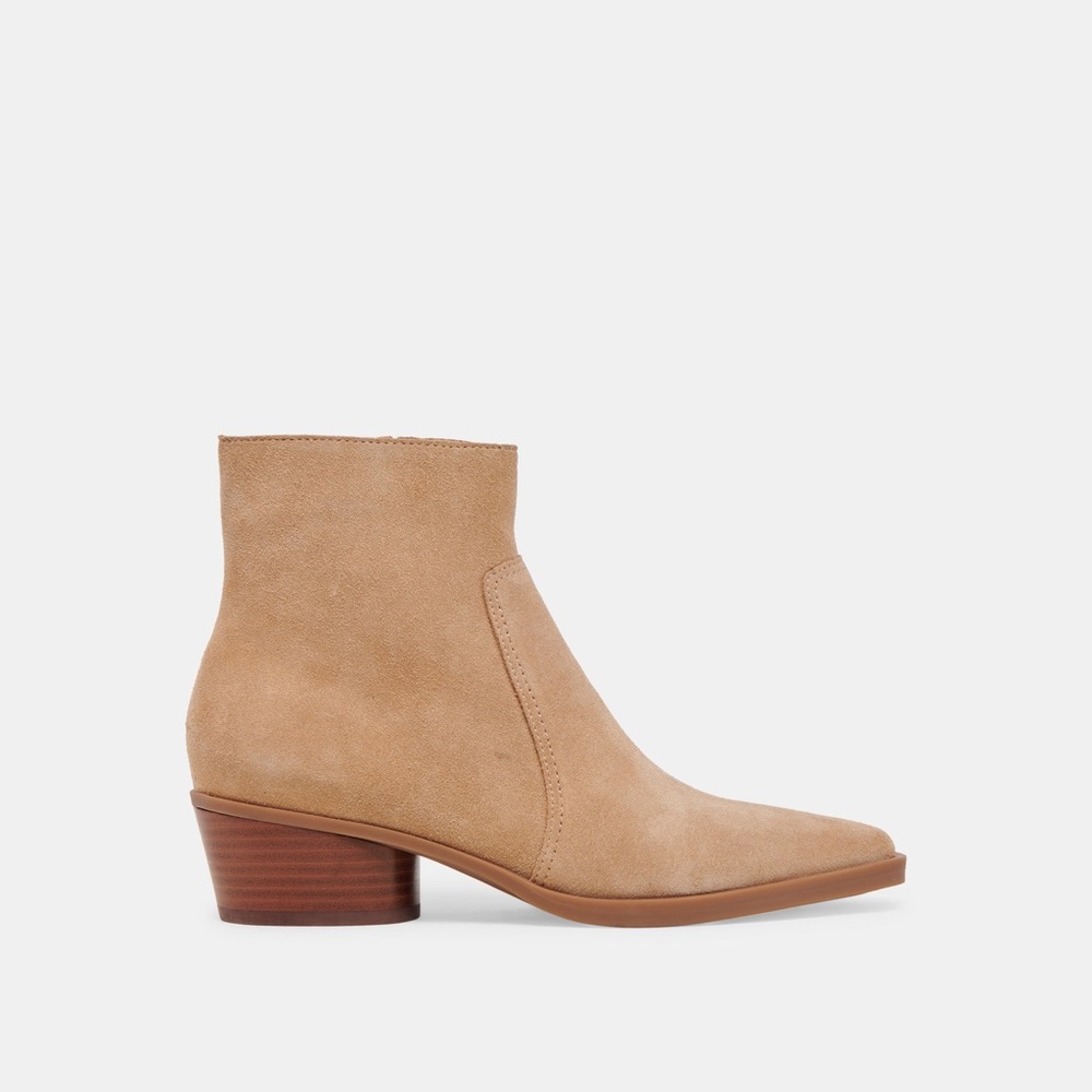 Dolce Vita Fahari H2O Booties Camel Suede